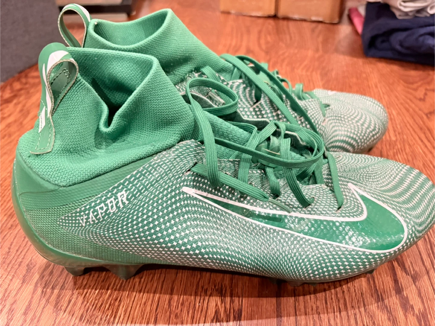 Nike Vapor Edge Pro 360 Football Cleats Green - photo 4