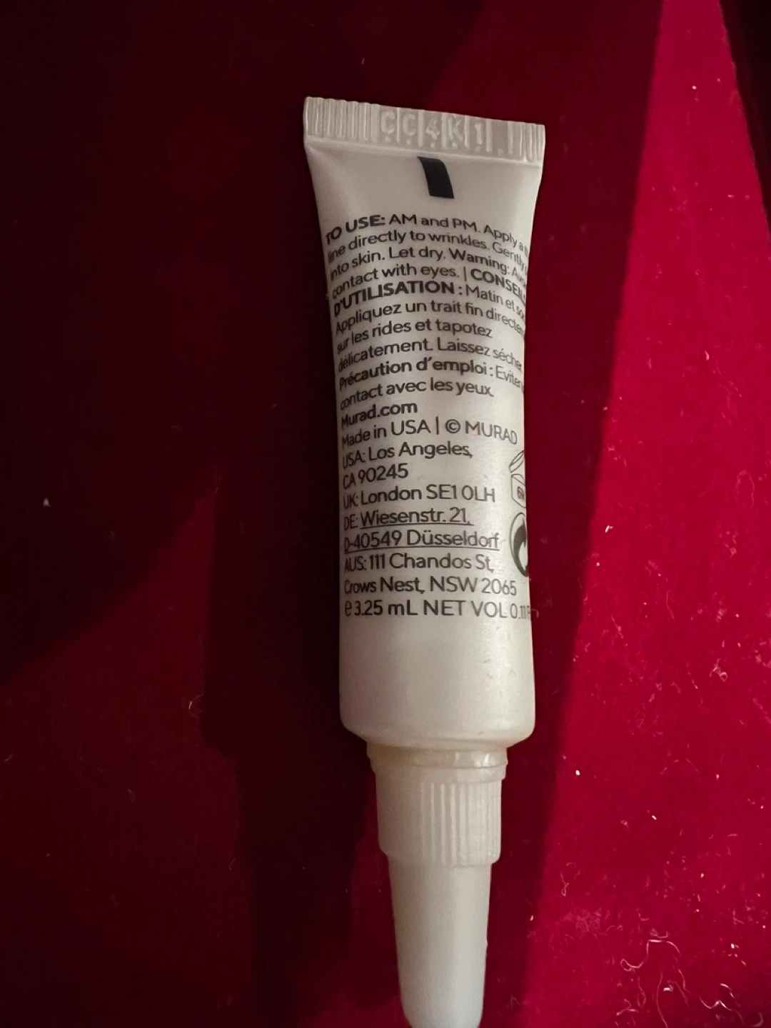 Murad Targeted Wrinkle Corrector Cream 3 ml - photo 2