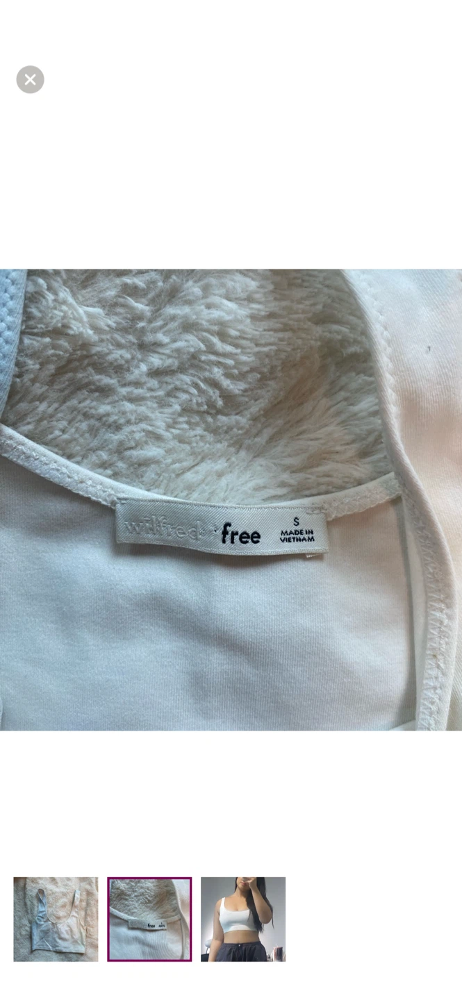 Wilfred Free Scoop Neck Tank Top - Size S - photo 2
