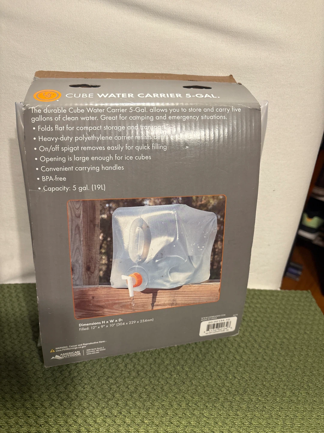 Outdoor Products Cube Water Carrier 5-Gallon - photo 2