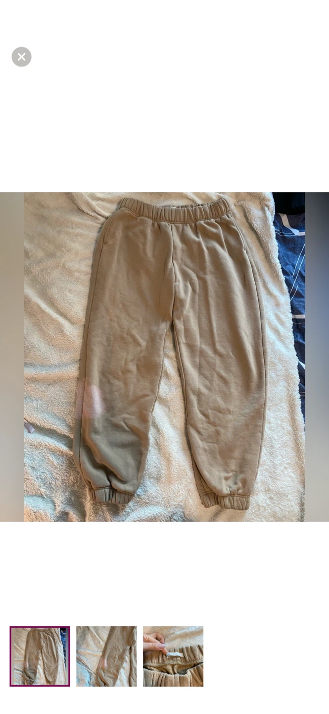 Oak and Fort Tan Sweatpants - Size L