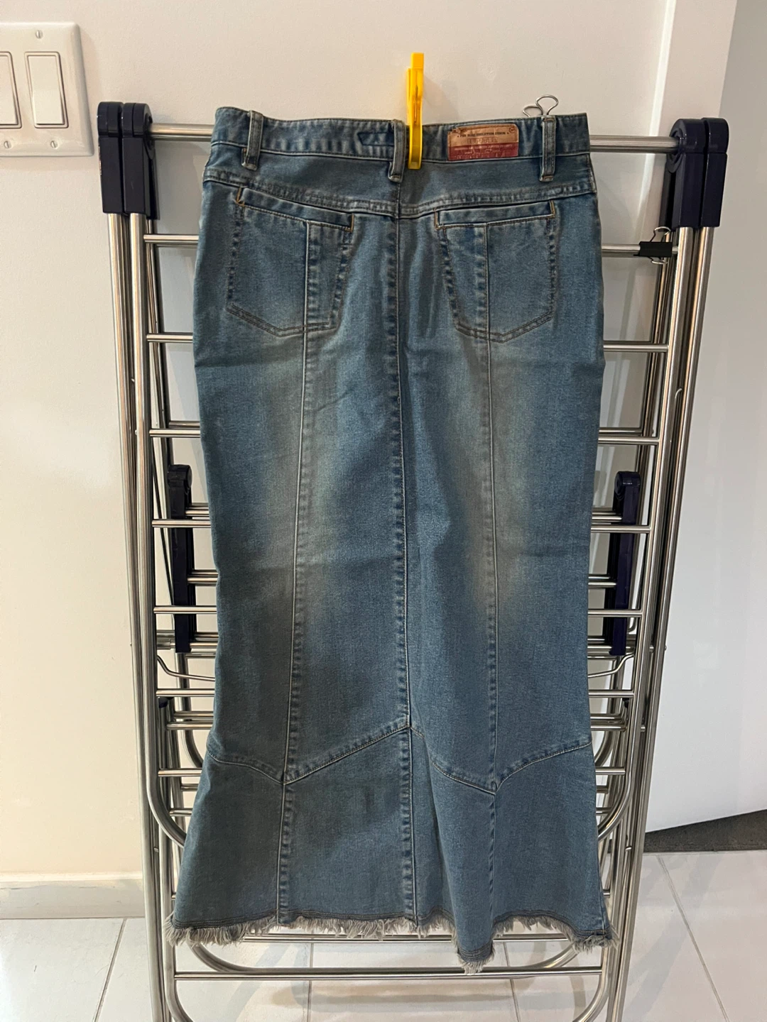 Denim Maxi Skirt - Size M - photo 3