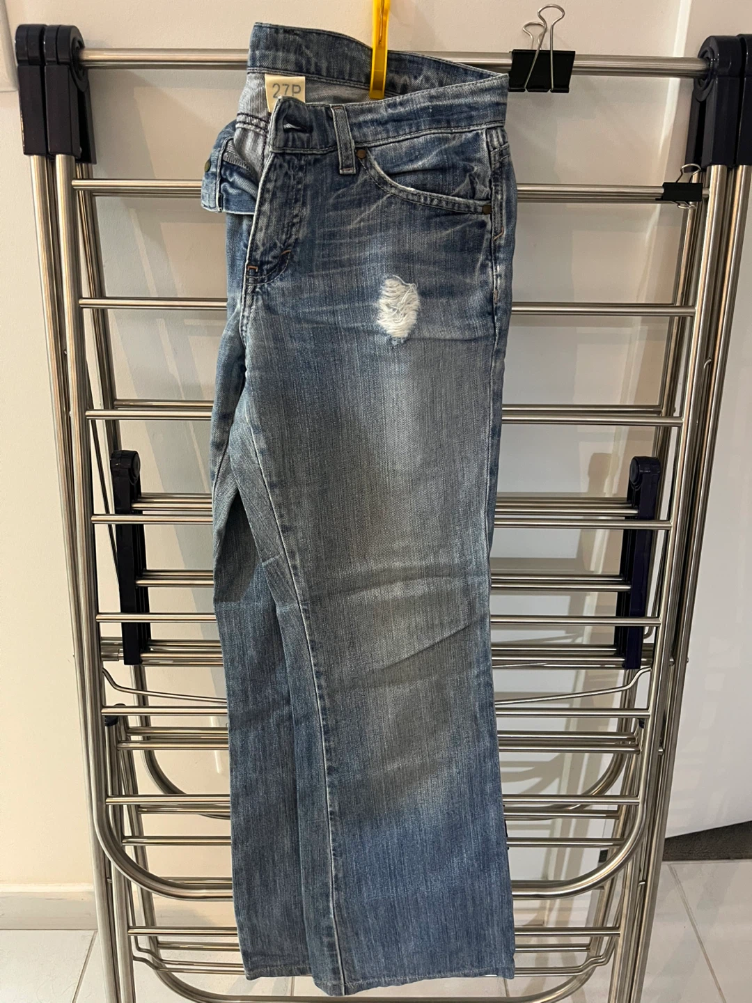 Banana republic Jeans Size 27P Blue Distressed Denim