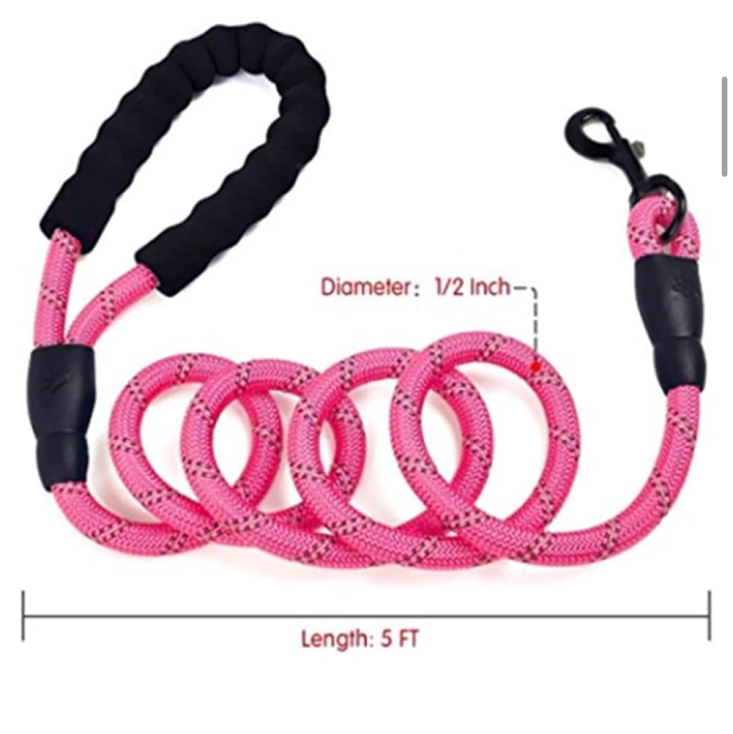 HEAVY DUTY DOG LEASH & DOG DIAPERS (4 pack size small) - photo 3
