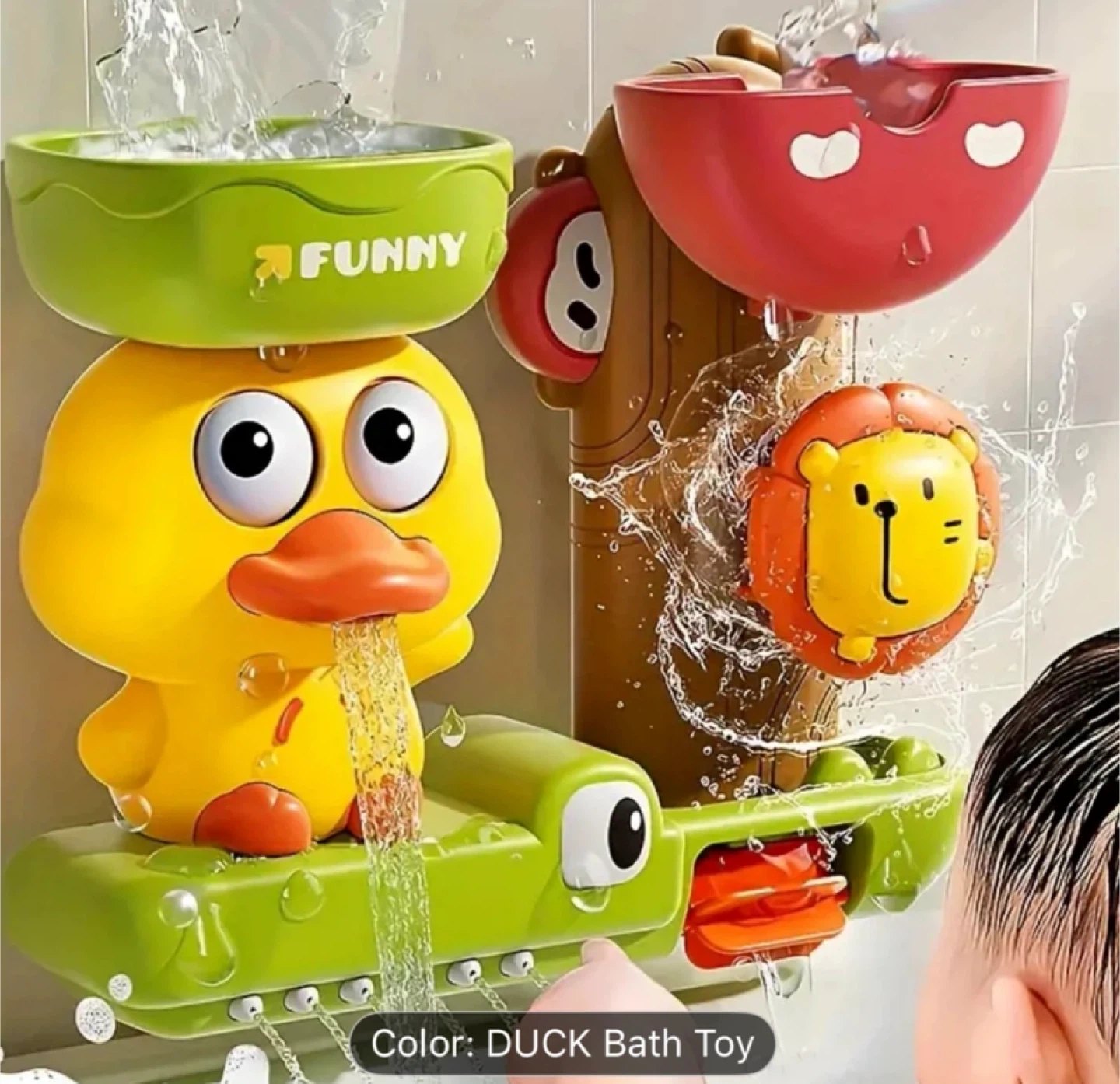 Funny Duck Bathroom Water Toy with Scoop - photo 3