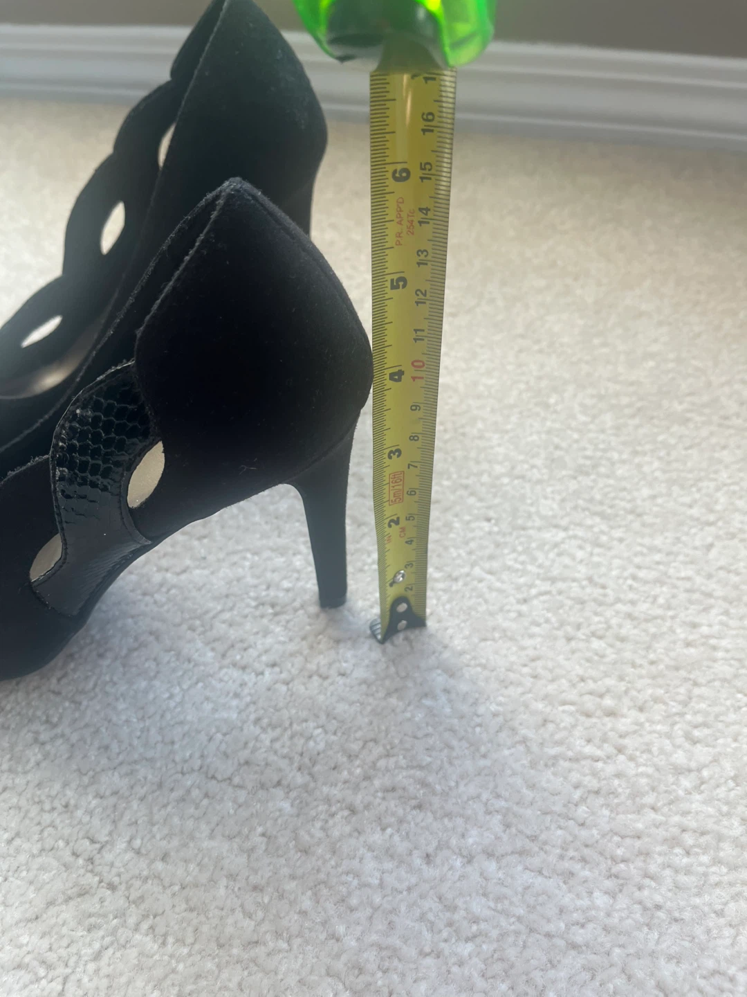 Black Fioni Suede Heels - photo 4