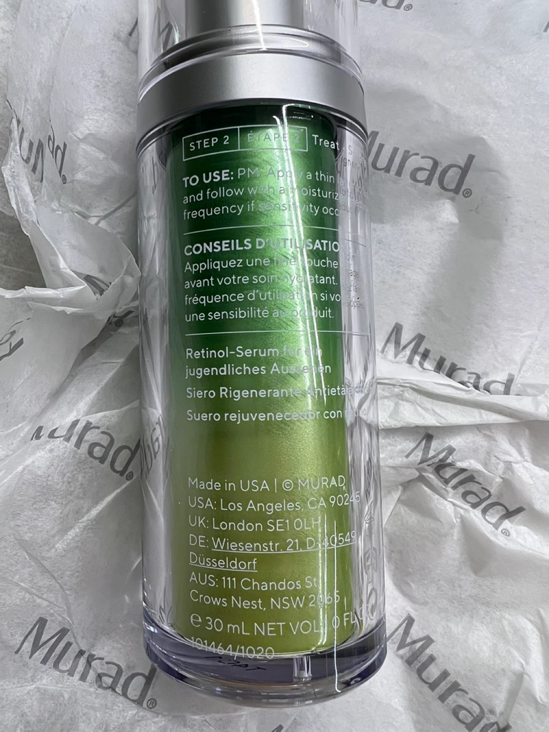 Full Size Murad Resurgence Retinol Youth Renewal Serum 30ml - photo 2
