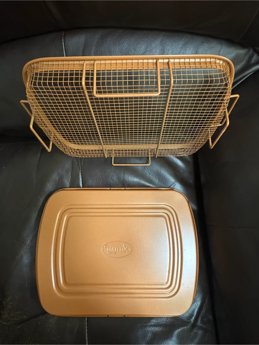 Gotham Steel Ceramic Nonstick Crisper Tray & Basket Set - photo 2