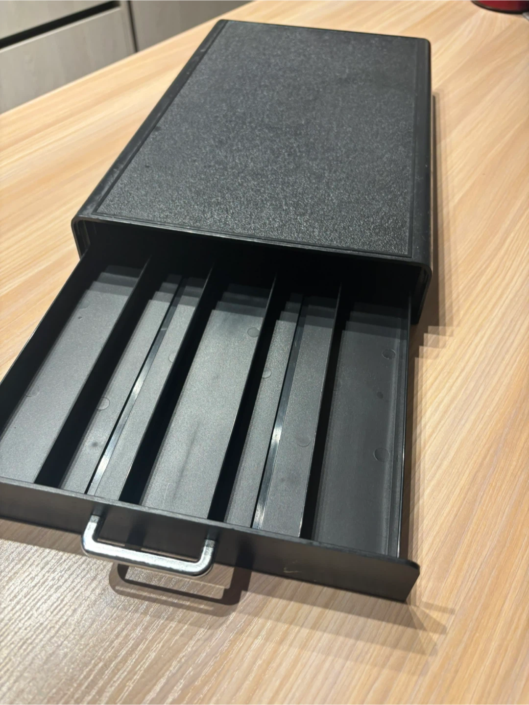 Black 5-Slot Drawer Organizer - photo 2