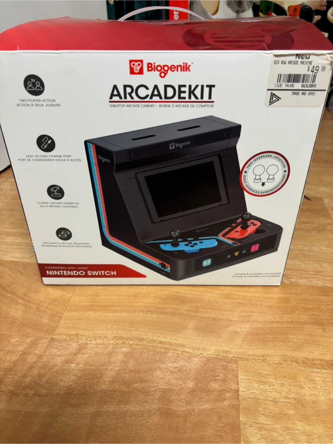 Biogenik Arcadekit nintendo switch