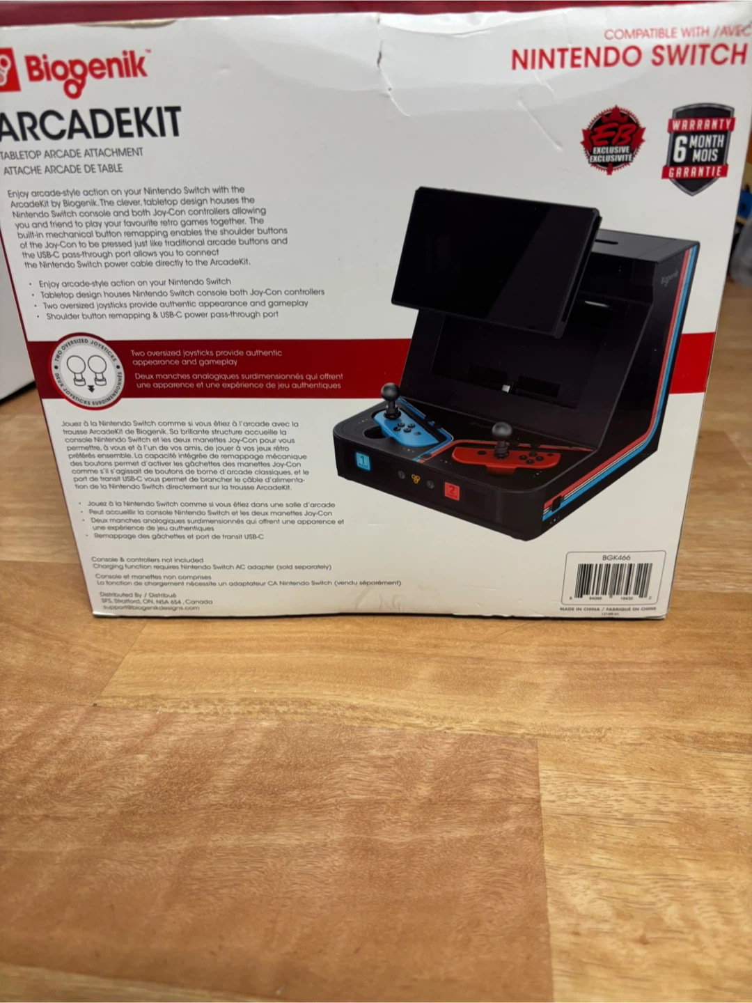 Biogenik Arcadekit nintendo switch - photo 3