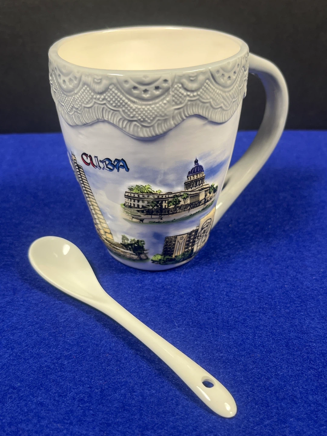 Cuba Souvenir Mug with Spoon - photo 3