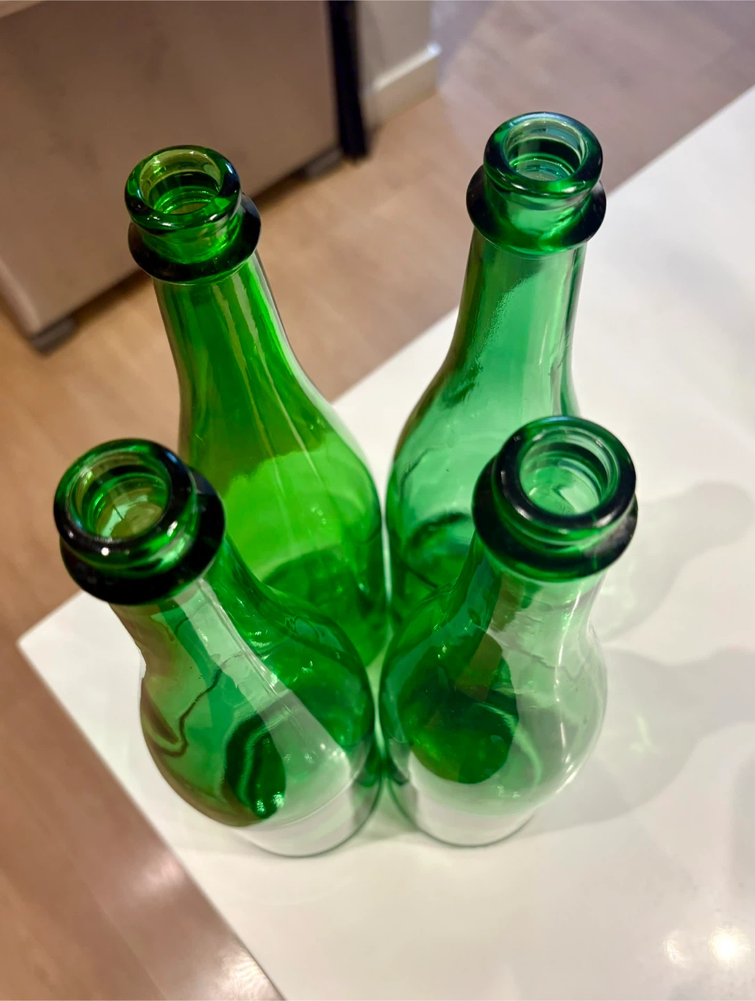 Green Glass Bottles - photo 2
