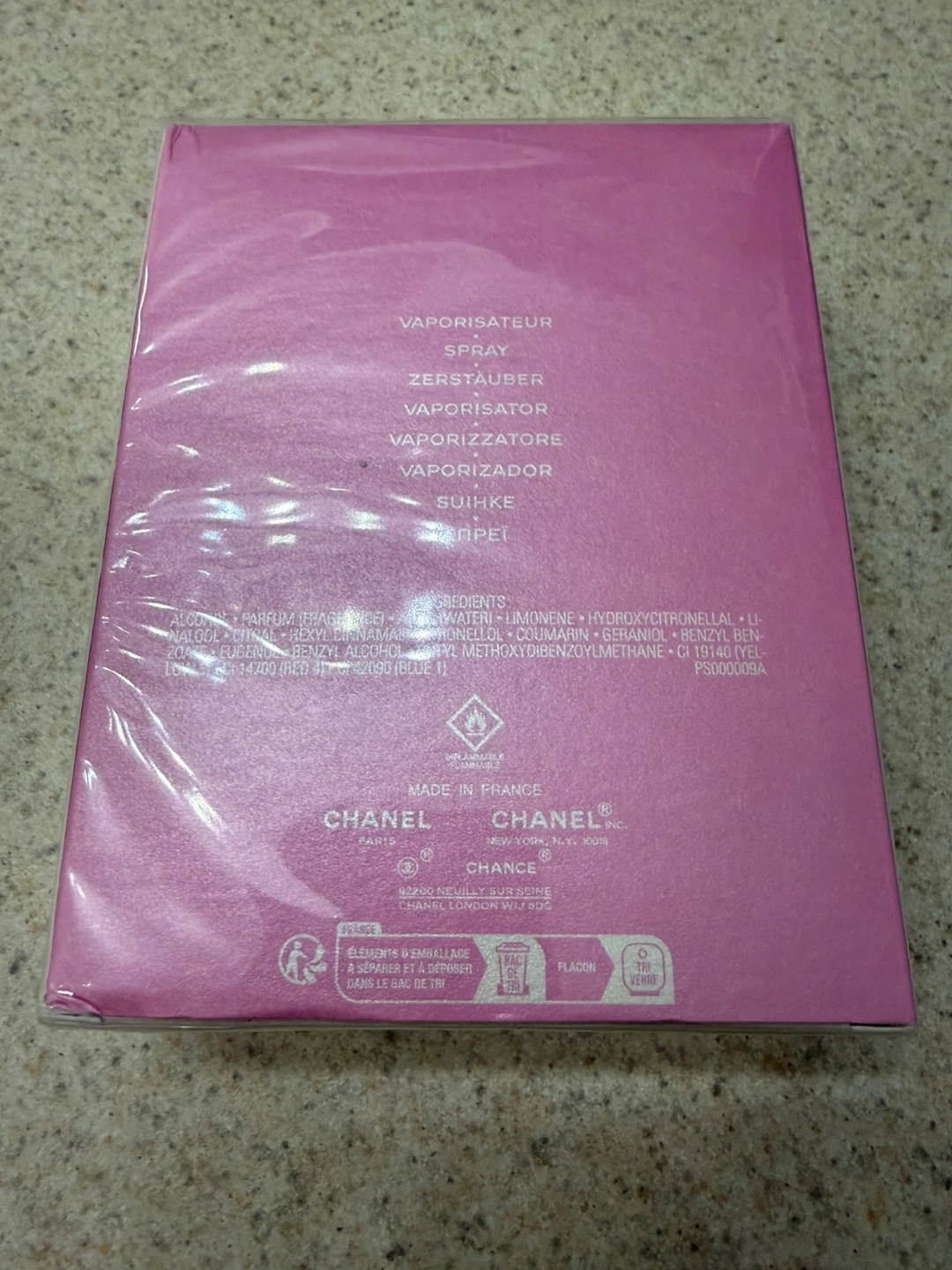 EMPTY Authentic Chanel Chance Perfume BOX 150ml - photo 2
