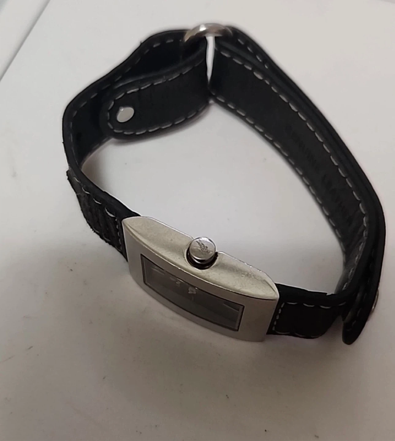 Lacoste Women's Rectangular Watch - Black Leather - photo 3