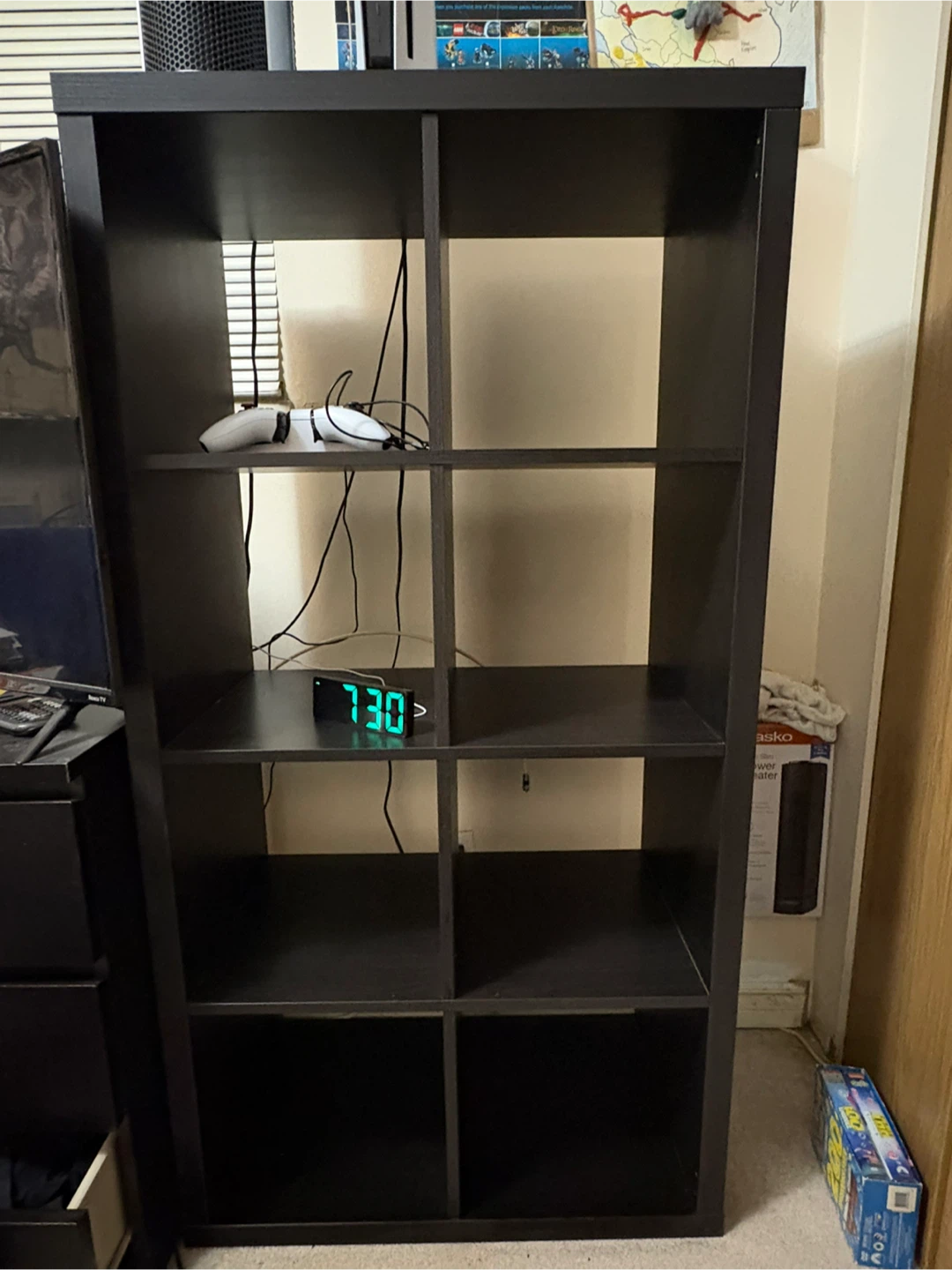 IKEA KALLAX Shelf Unit - Black - 8 Cube - photo 3