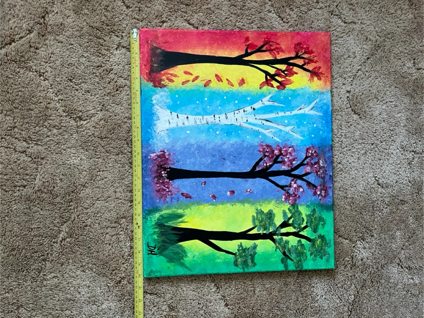 Four Seasons Tree Painting - photo 2