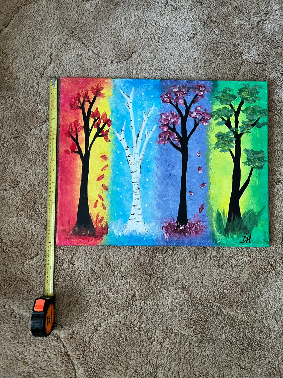 Four Seasons Tree Painting