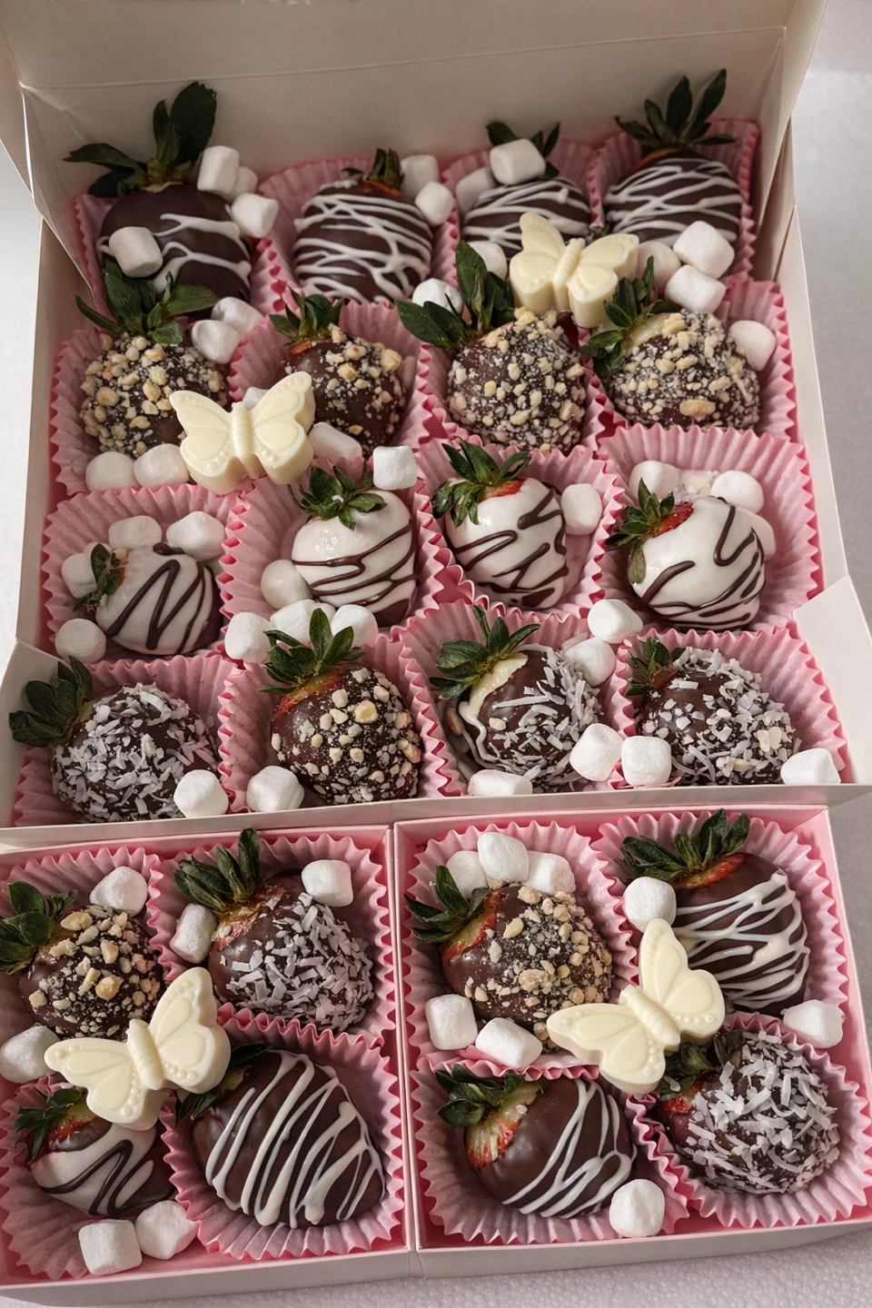 Chocolate Covered Strawberries with Marshmallows - photo 4