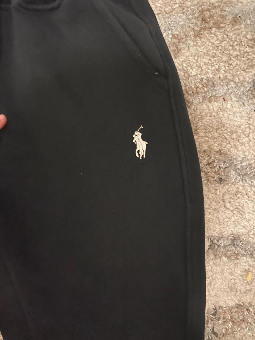 Polo Ralph Lauren Black Jogger Sweatpants - Size S - photo 2
