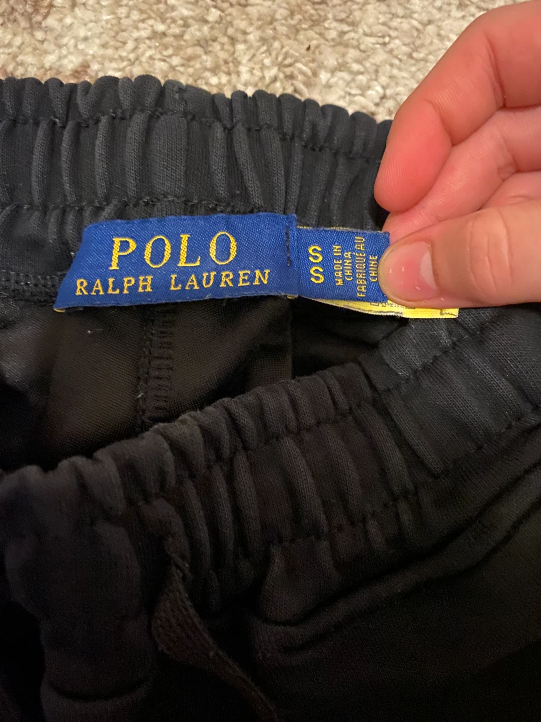 Polo Ralph Lauren Black Jogger Sweatpants - Size S - photo 3