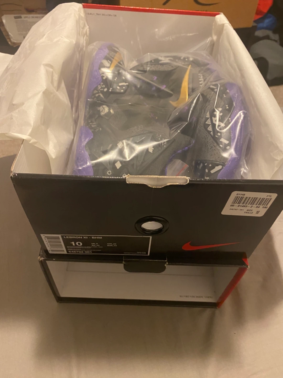 Nike Lebron XI BHM Shoes Size 10 - photo 3