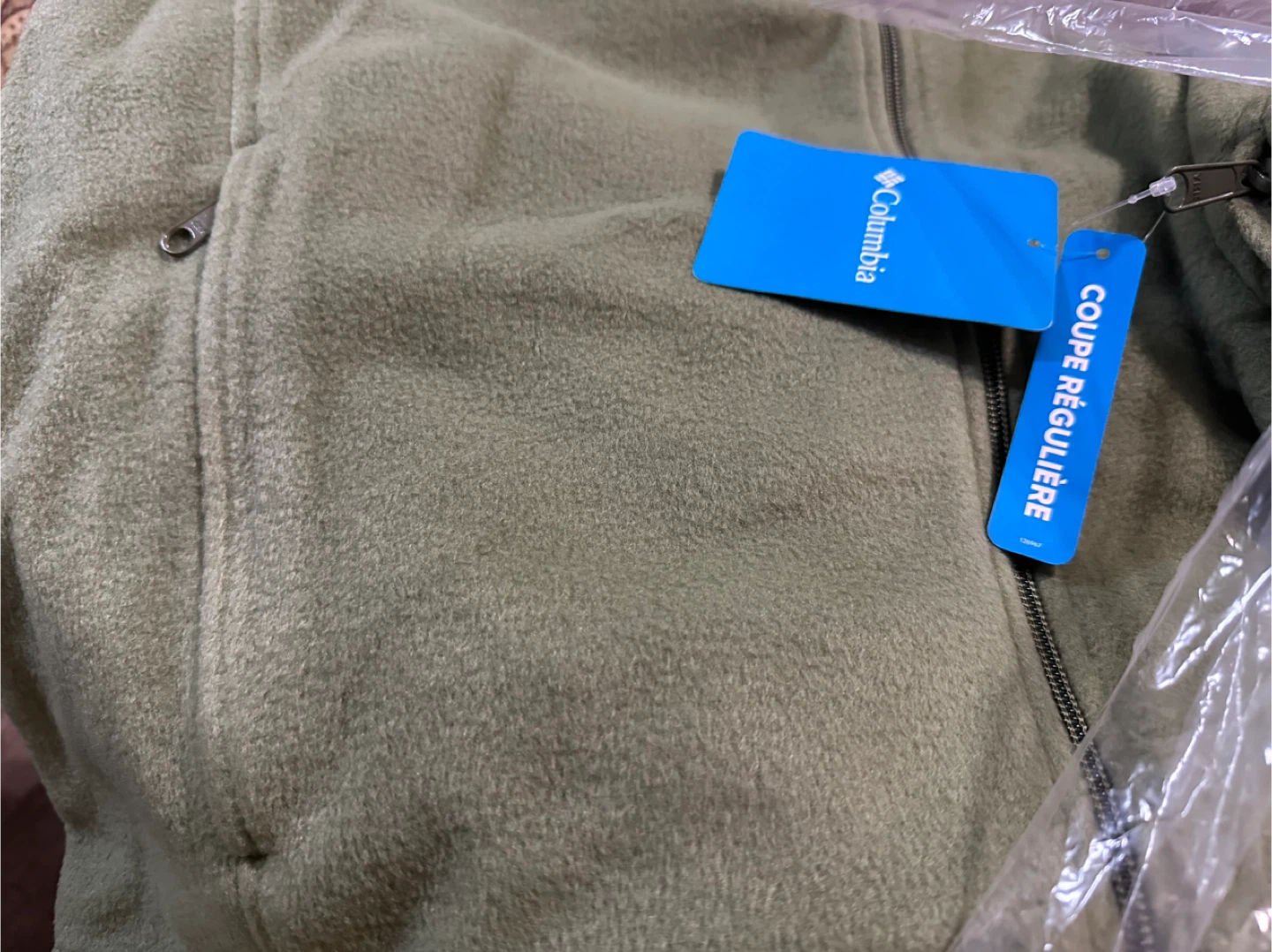 Columbia Men's Fleece Jacket 🥕- Green - Size M - photo 2