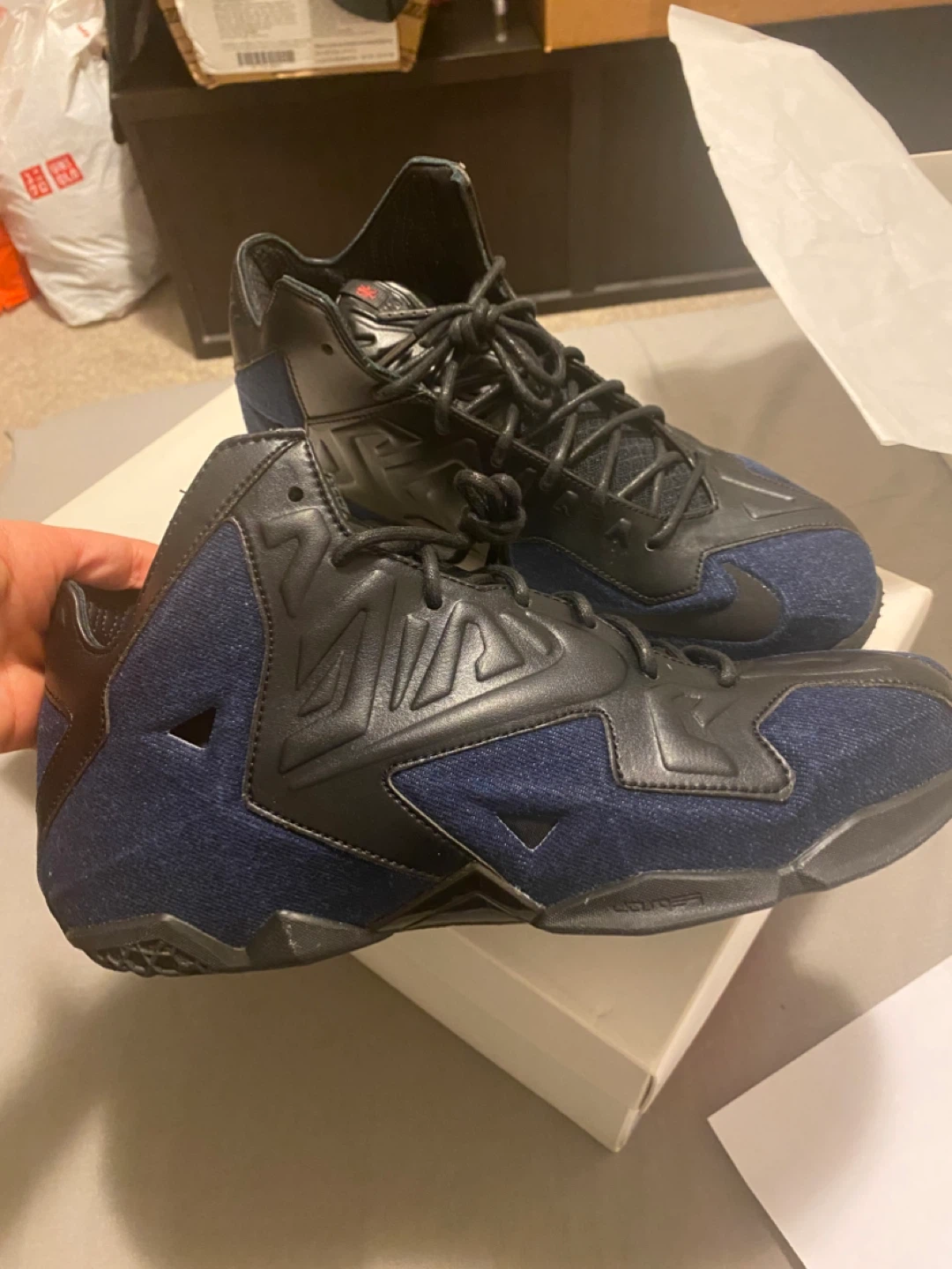 Nike LeBron XI EXT Denim QS Shoes