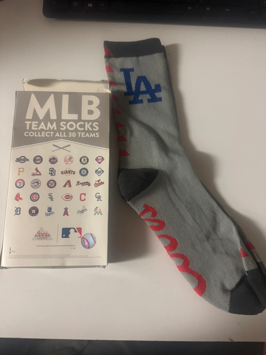 Coors Light MLB Team Socks - Los Angeles Dodgers