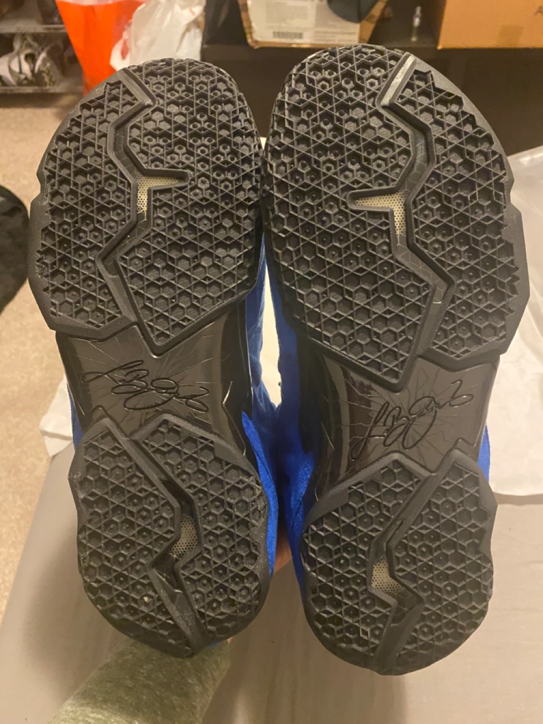 Nike LeBron XI EXT Suede QS Royal Blue - photo 4