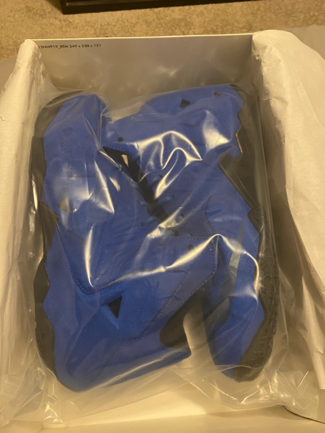 Nike LeBron XI EXT Suede QS Royal Blue - photo 2
