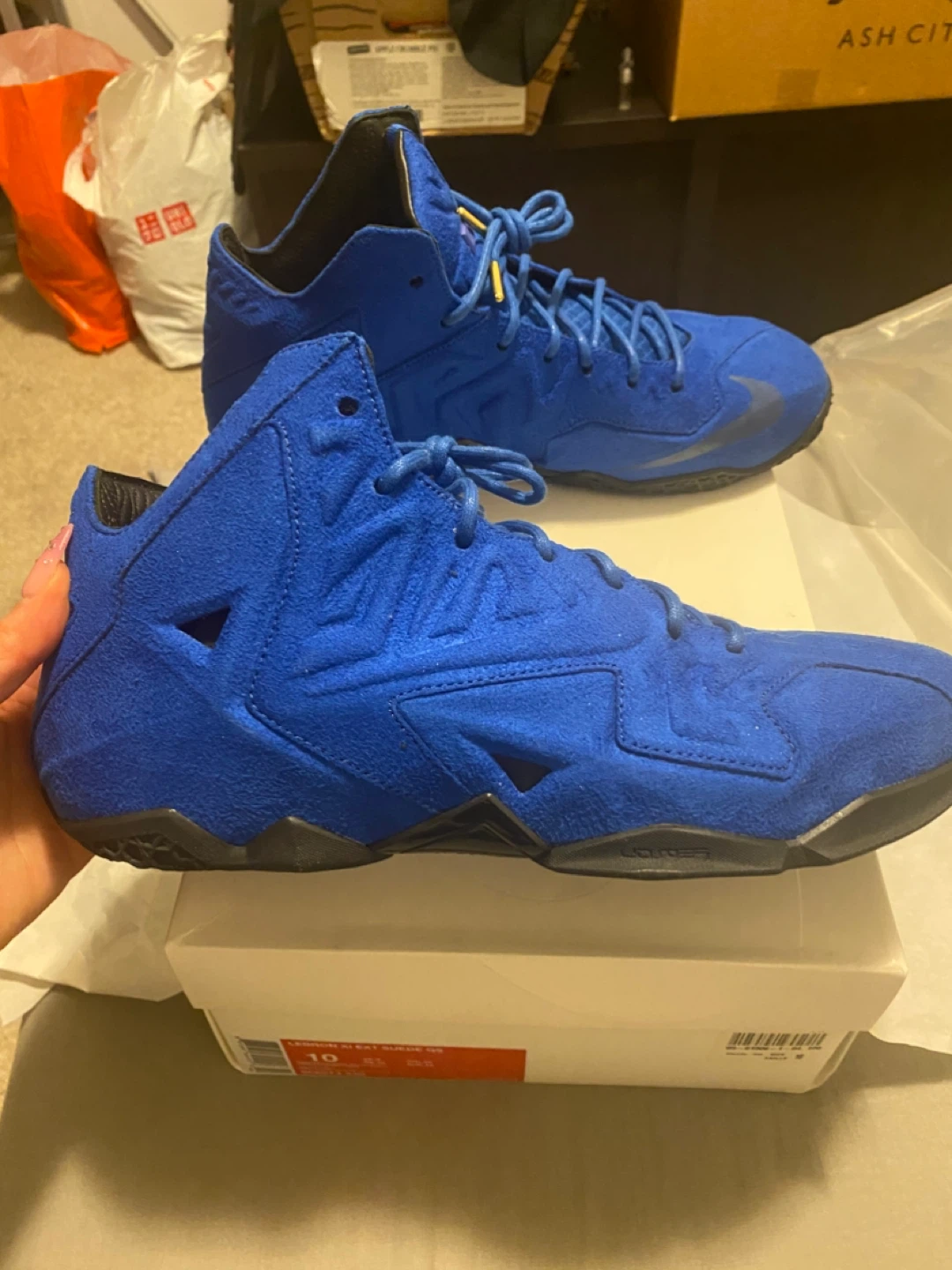 Nike LeBron XI EXT Suede QS Royal Blue