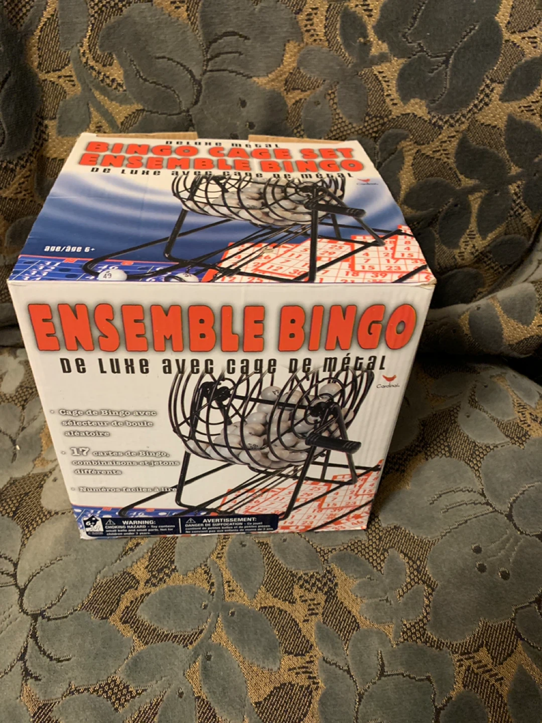 Game: Bingo Cage Set, missing one ball
