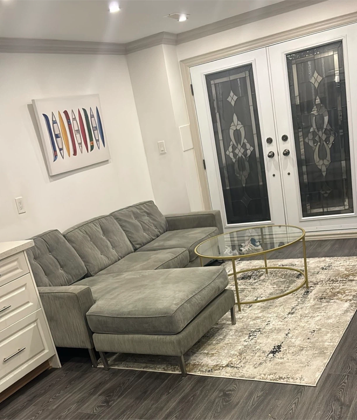 Grey Sectional Sofa
