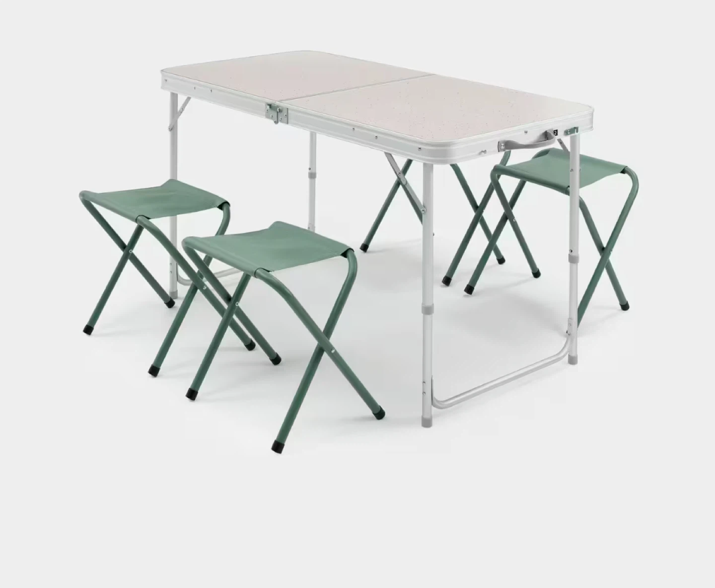 Portable Folding Table and 4 Stools Set