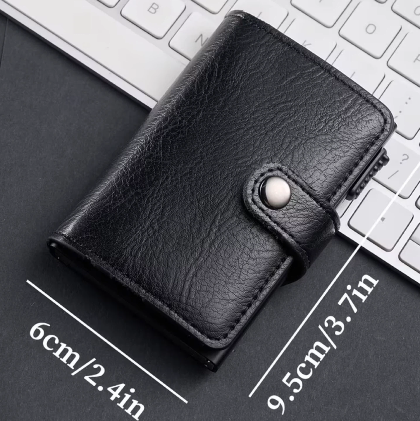 New! Black  Card Holder Wallet - photo 4
