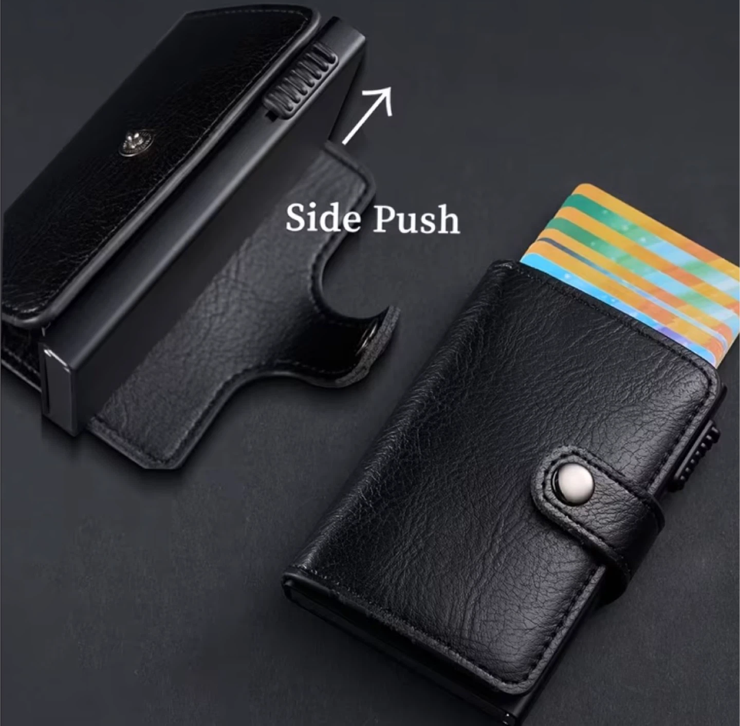New! Black  Card Holder Wallet - photo 3