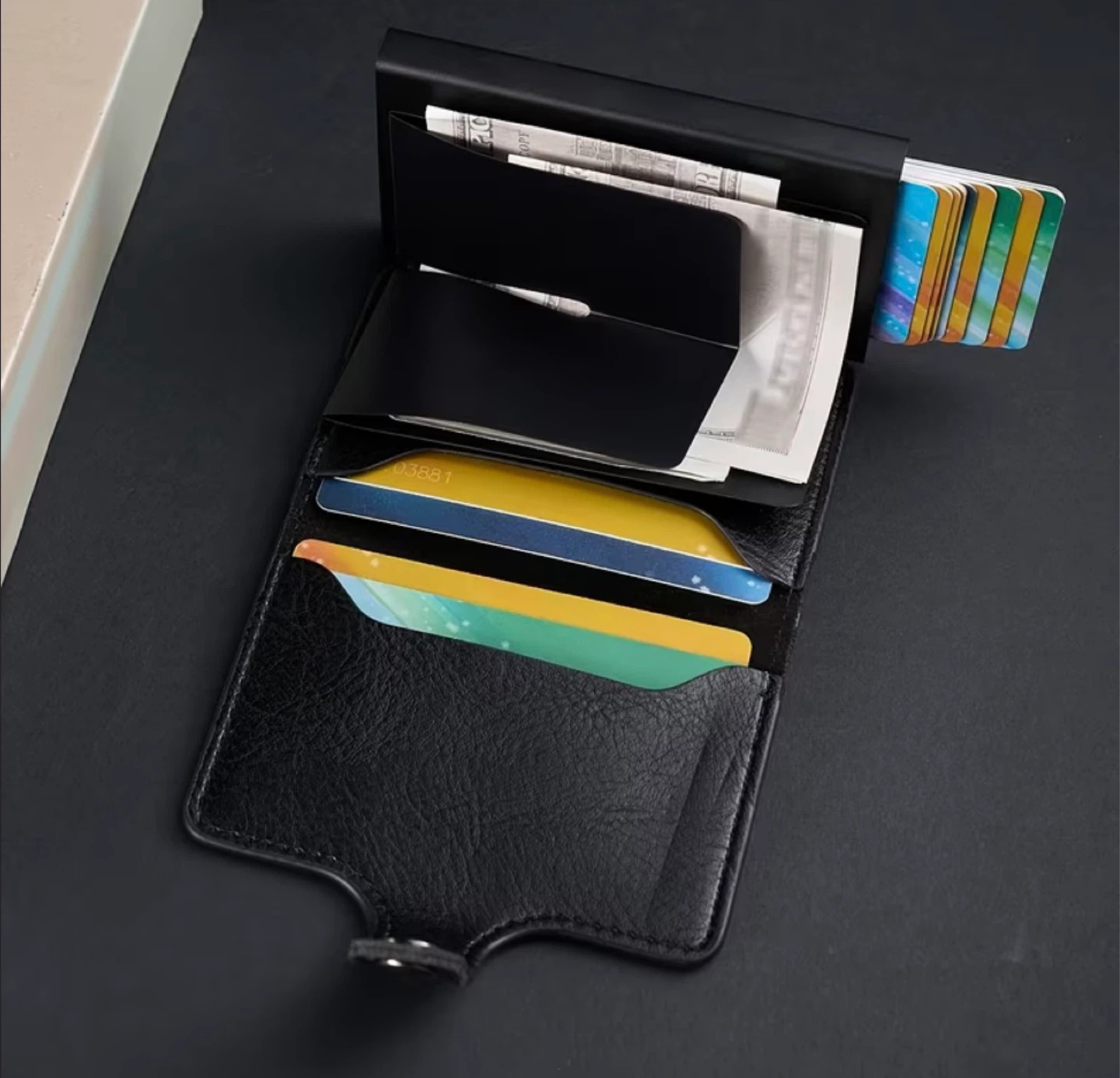 New! Black  Card Holder Wallet - photo 2