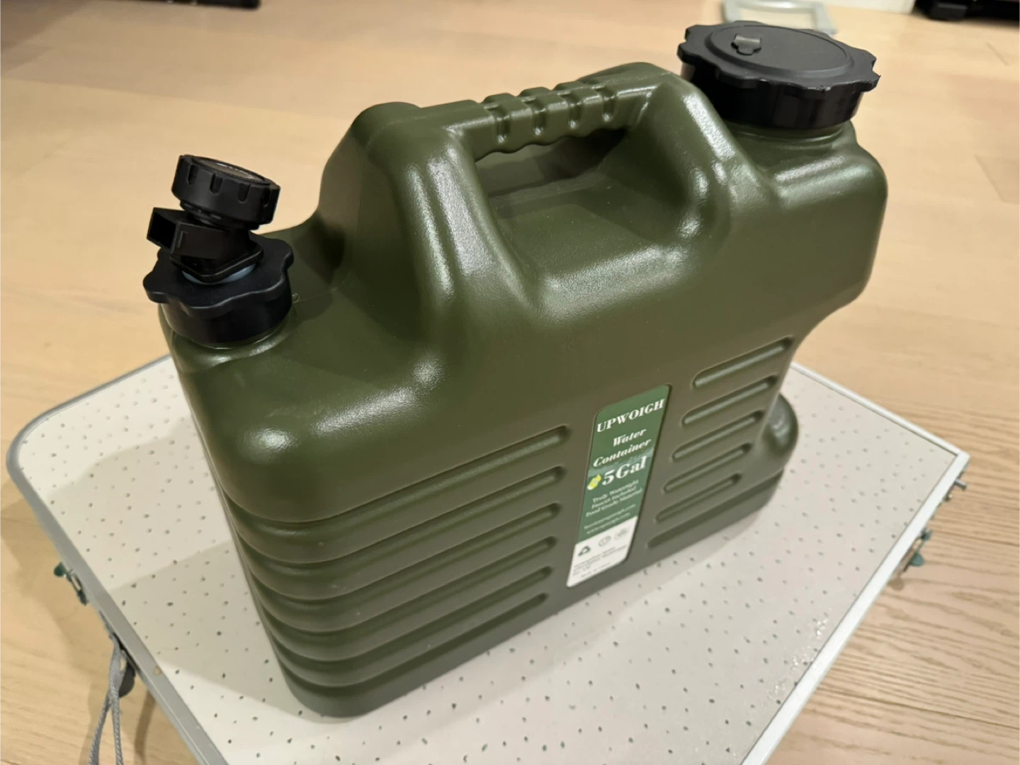 Camping water jug