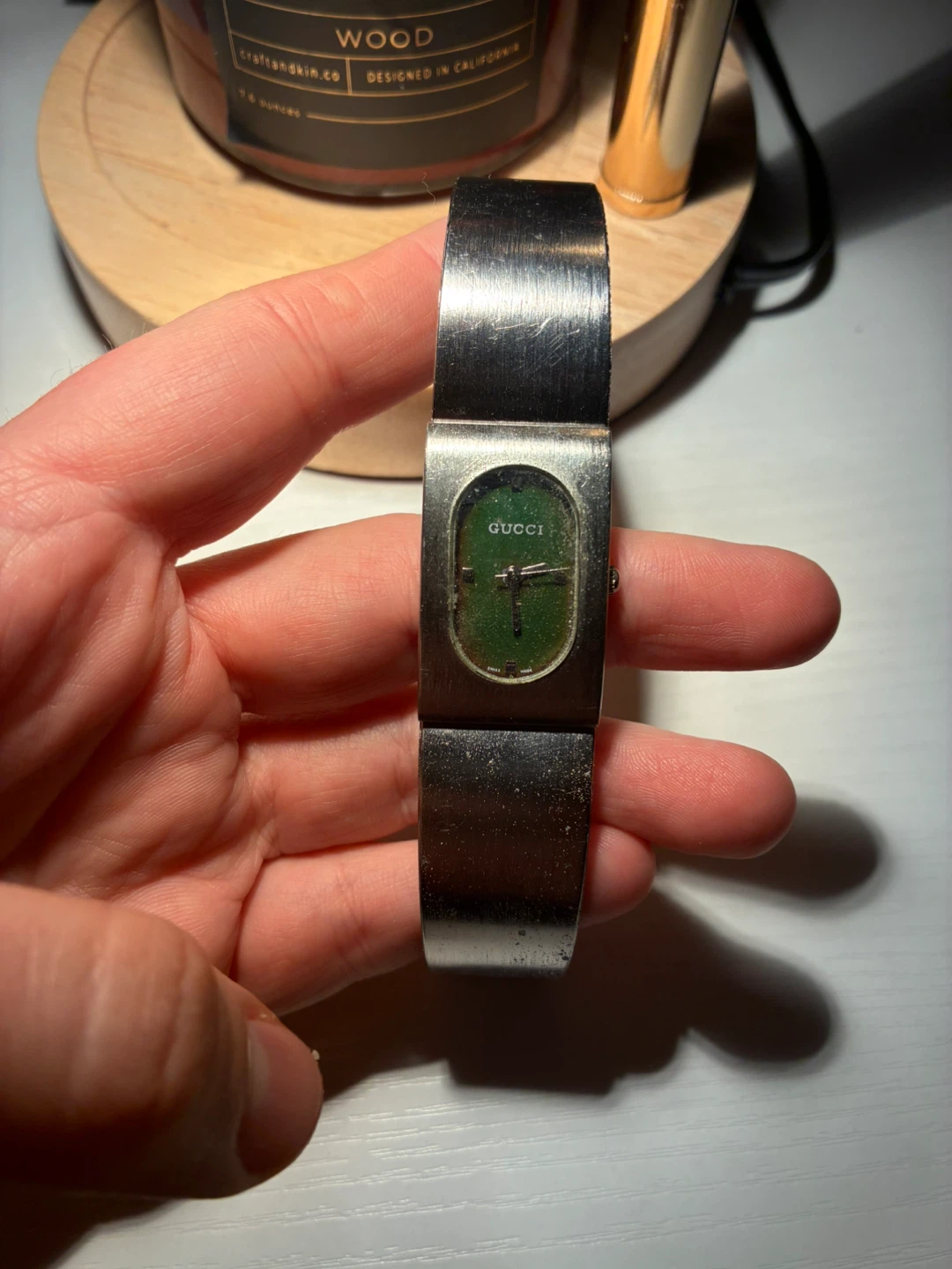 Gucci Swiss Made Women's Watch - Green Face
