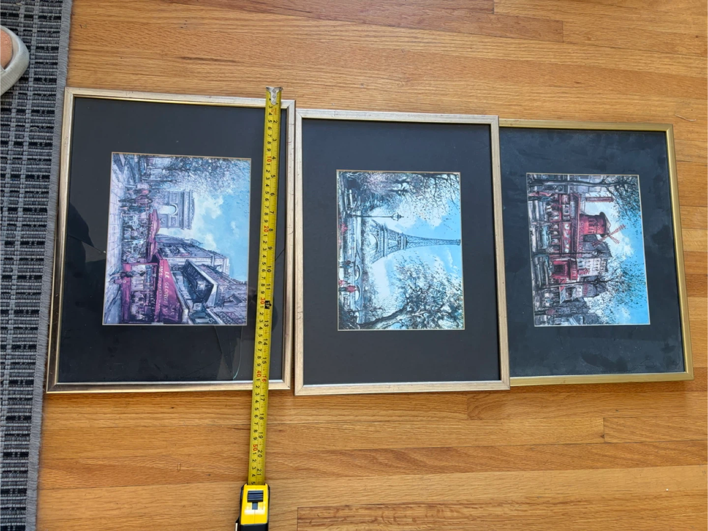 Set of 3 Framed Paris Scene Prints - photo 3