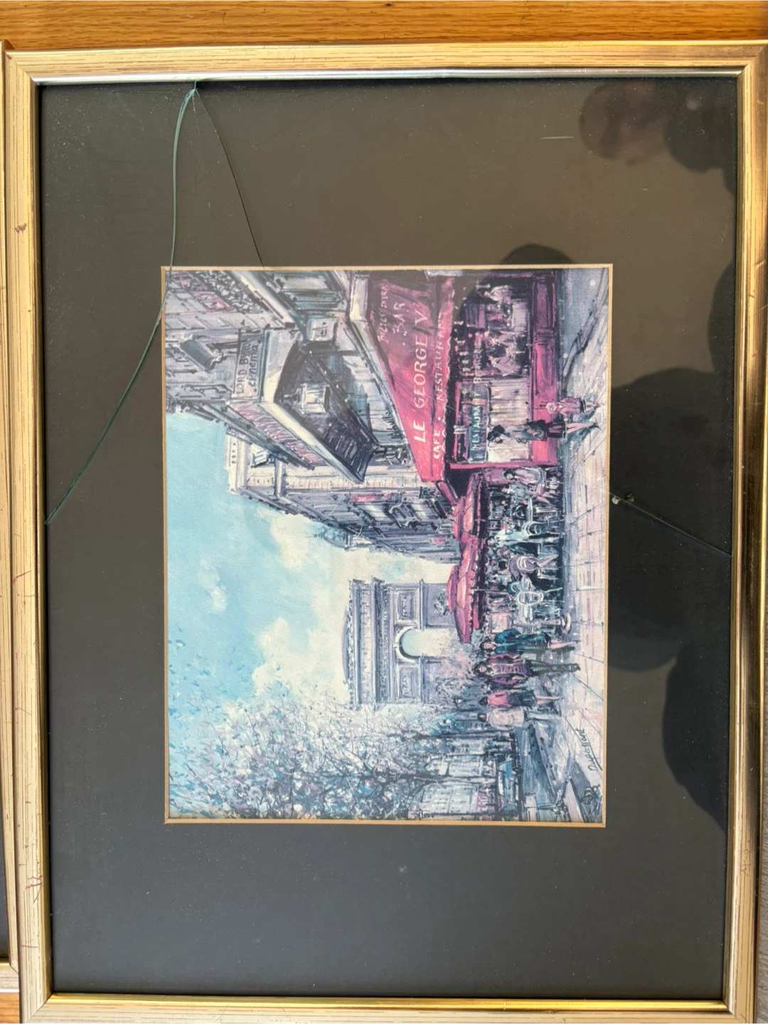Set of 3 Framed Paris Scene Prints - photo 2