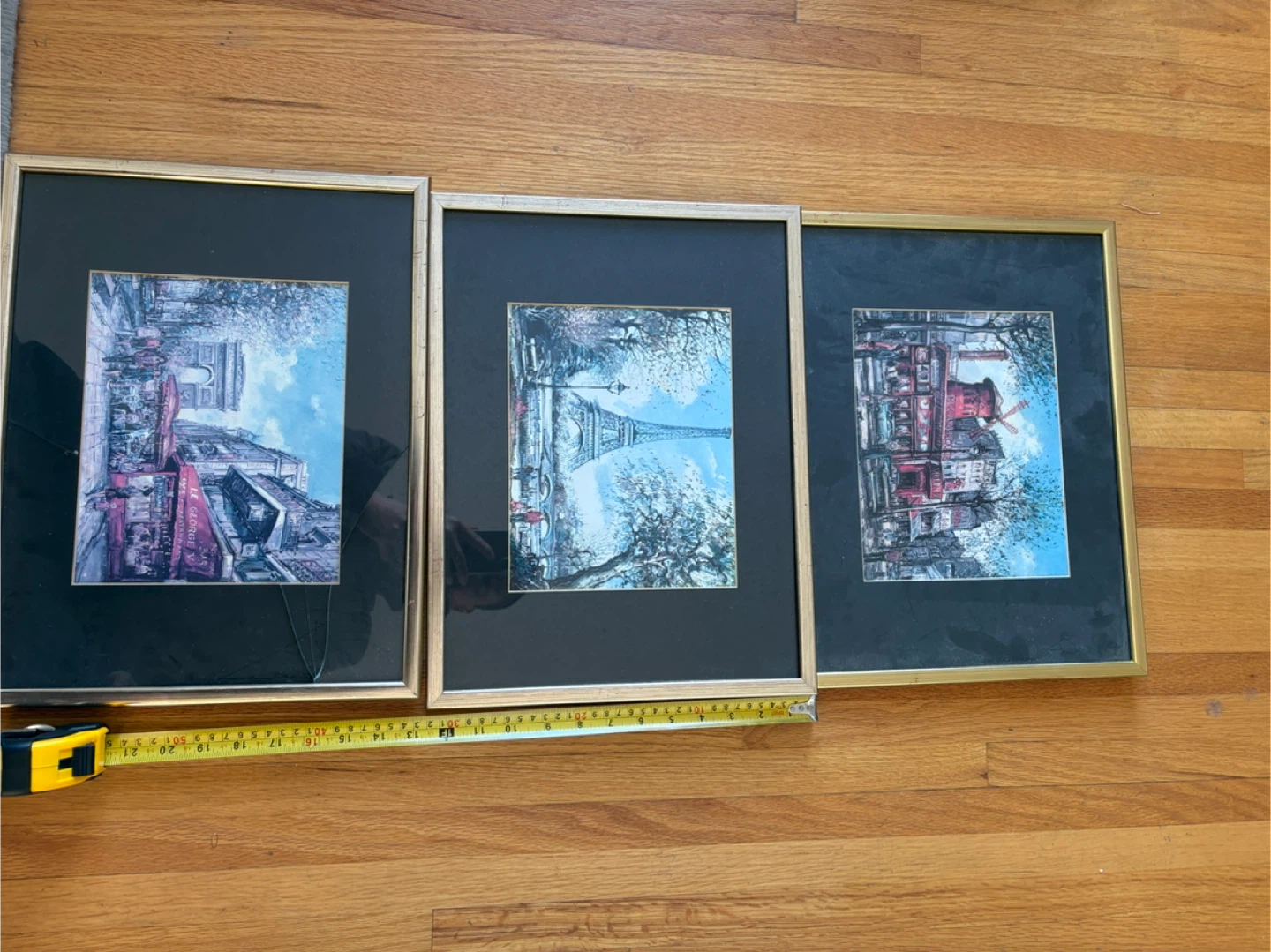 Set of 3 Framed Paris Scene Prints - photo 4