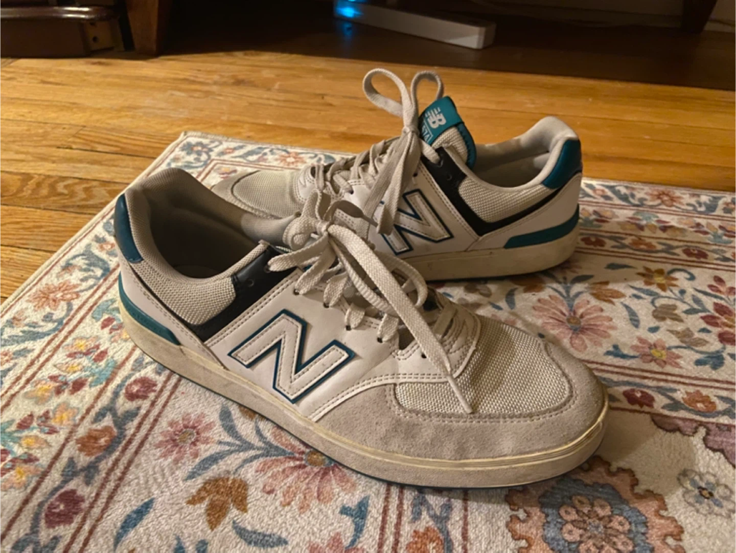 New Balance Sneakers White/Teal