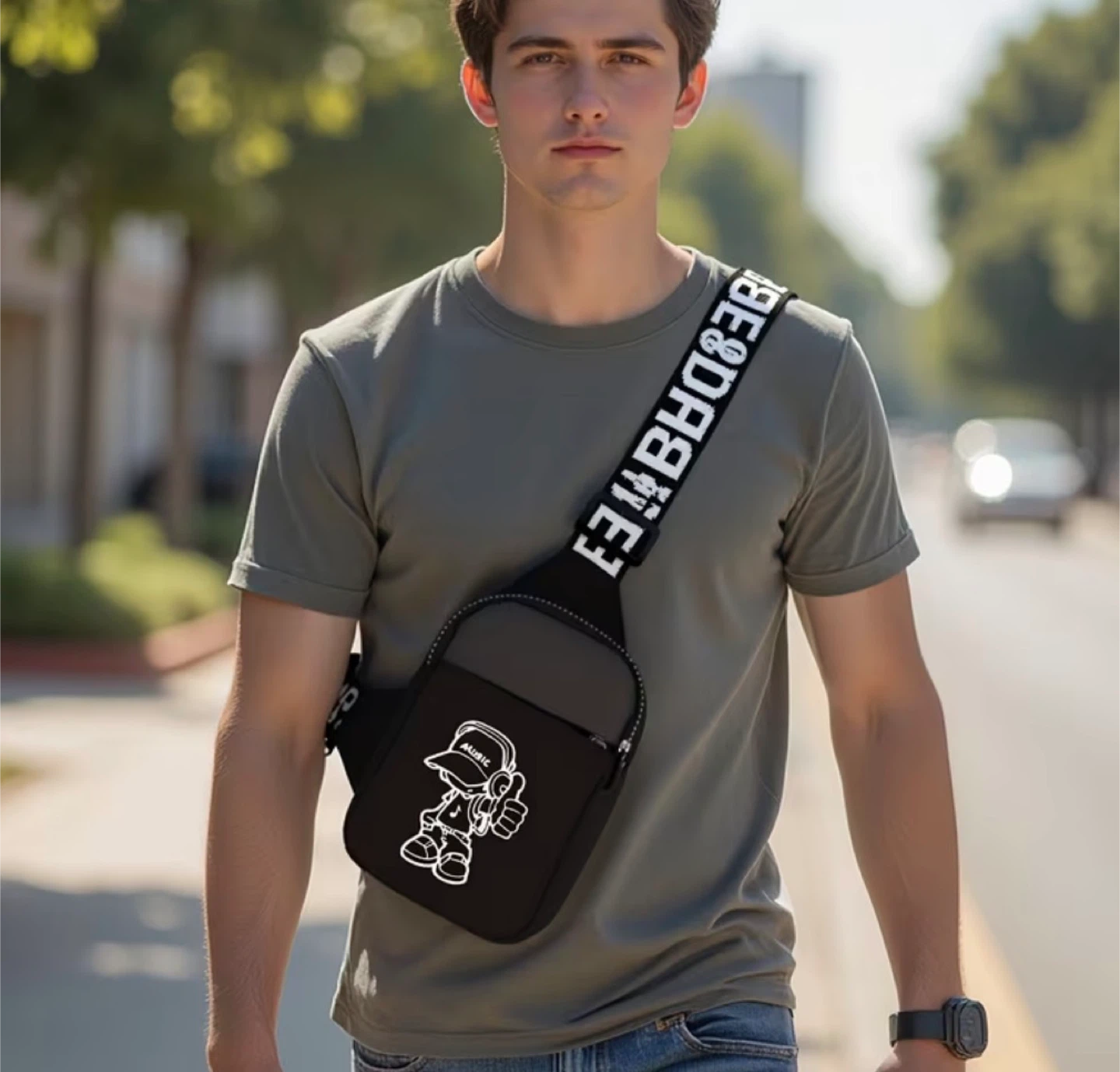 New! Black Sling Bag - photo 2