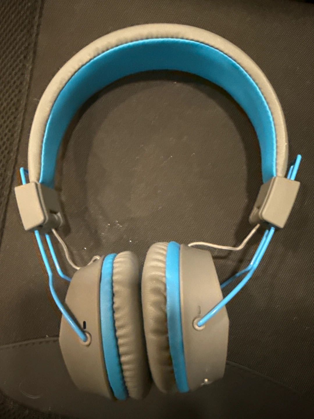 Over-Ear Headphones - Grey and Blue for a child