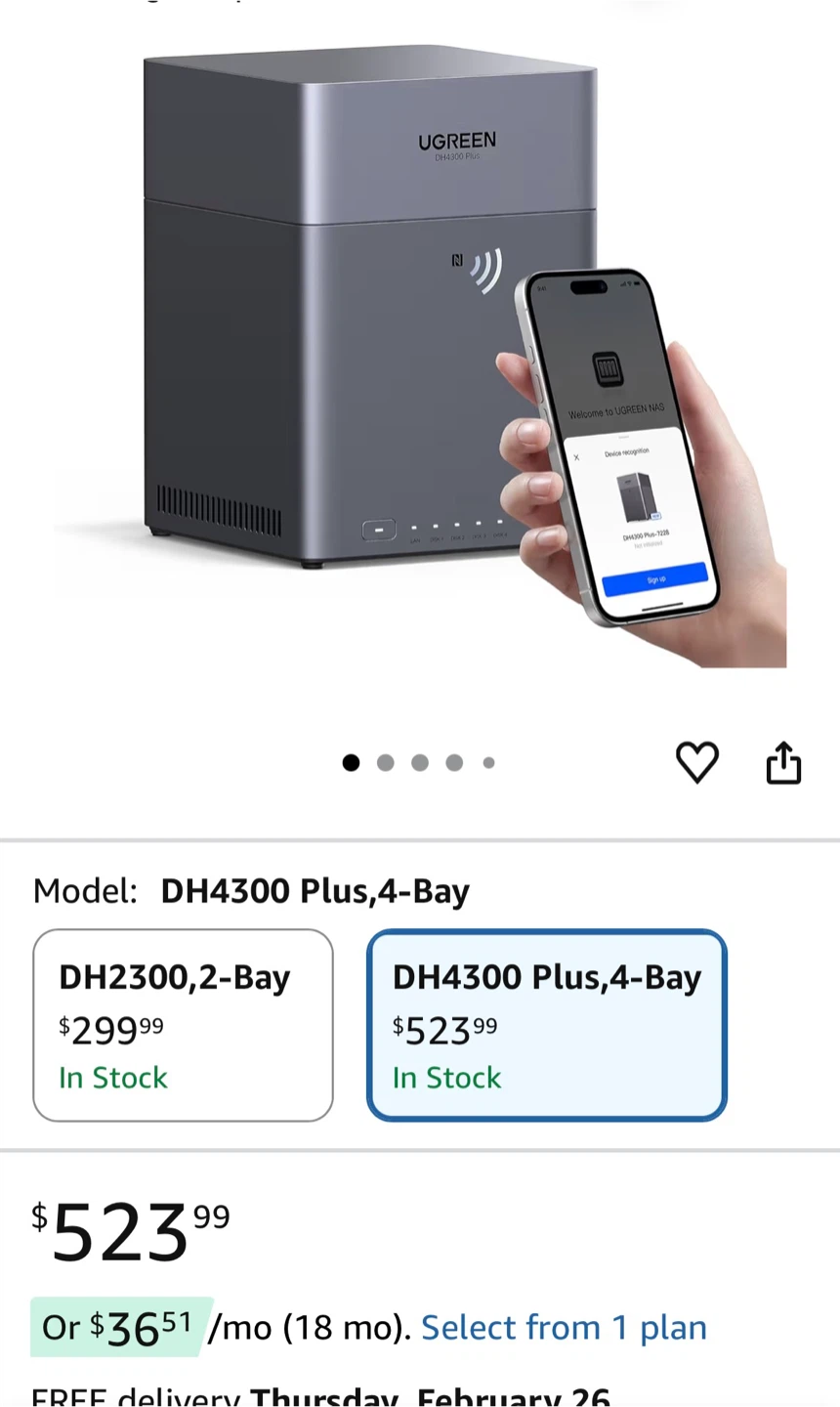 UGREEN DH4300 Plus 4-Bay NAS - photo 2