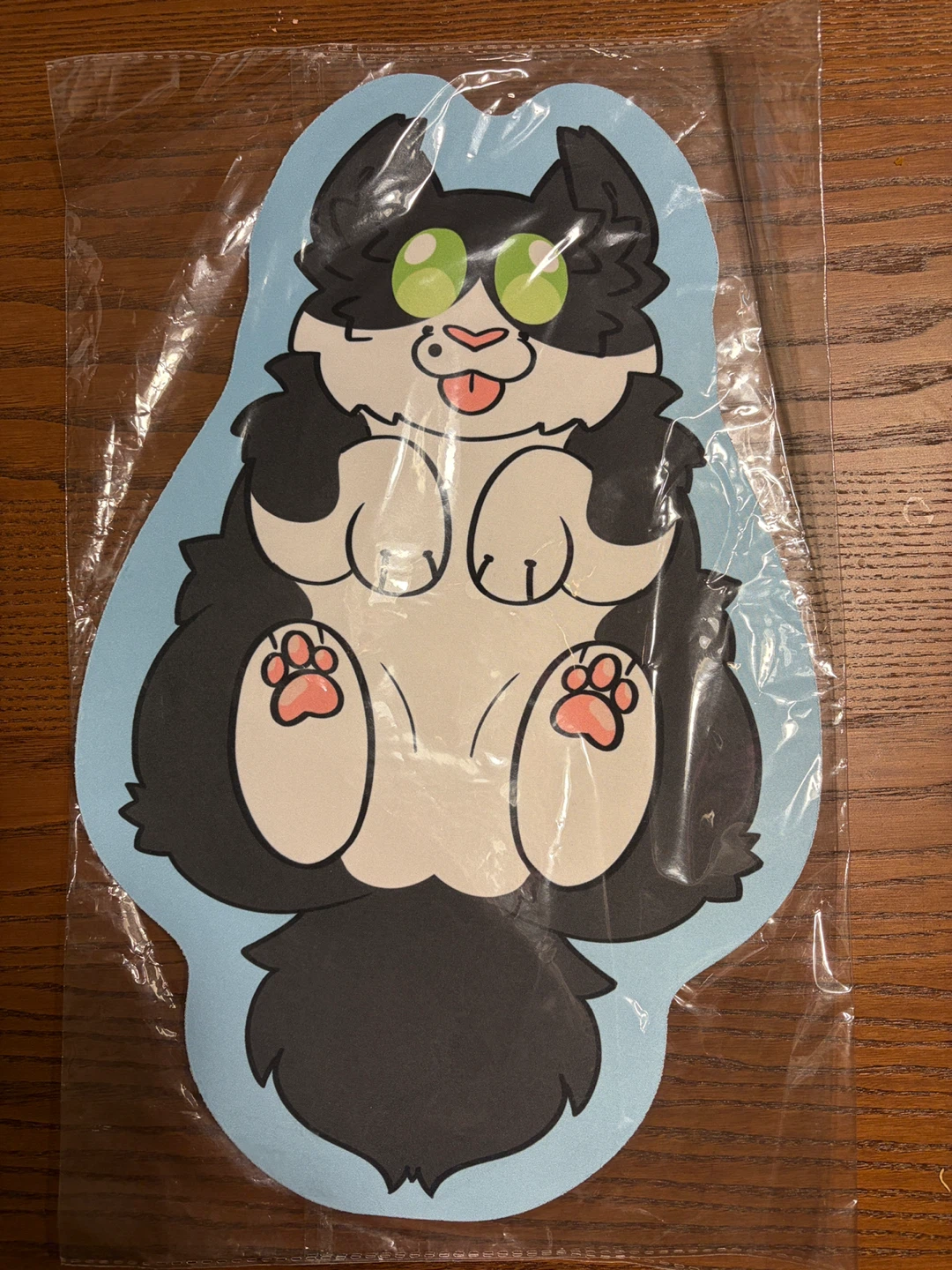 Black and White Cat Mousepad