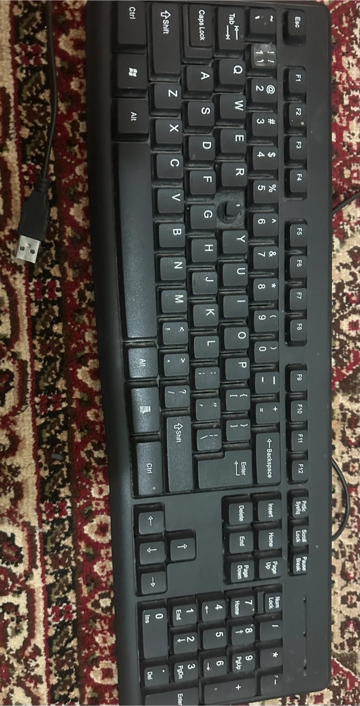 Black USB Keyboard