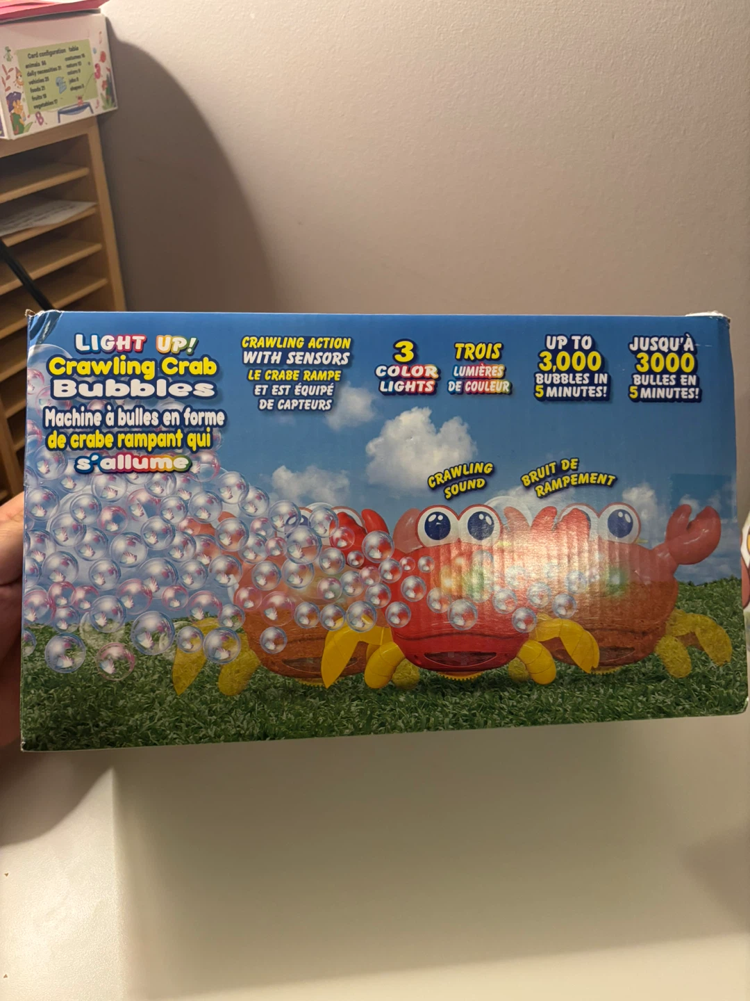 Light Up Crawling Crab Bubble Machine - photo 2